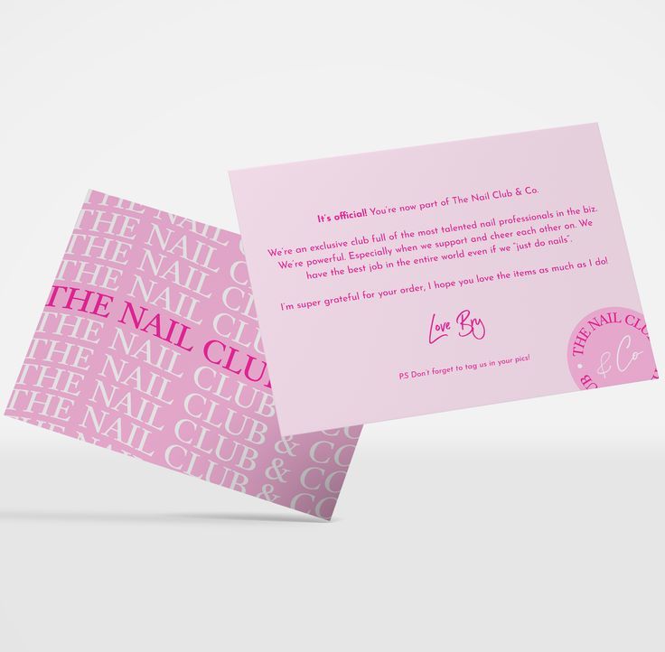 Diseño de Thank You Cards